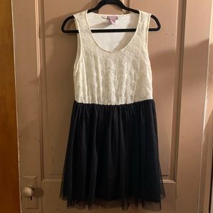 Super Cute Tutu Style Dress with Lace Top